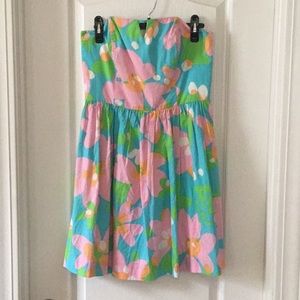 Lilly Pulitzer Strapless dress- size 6
